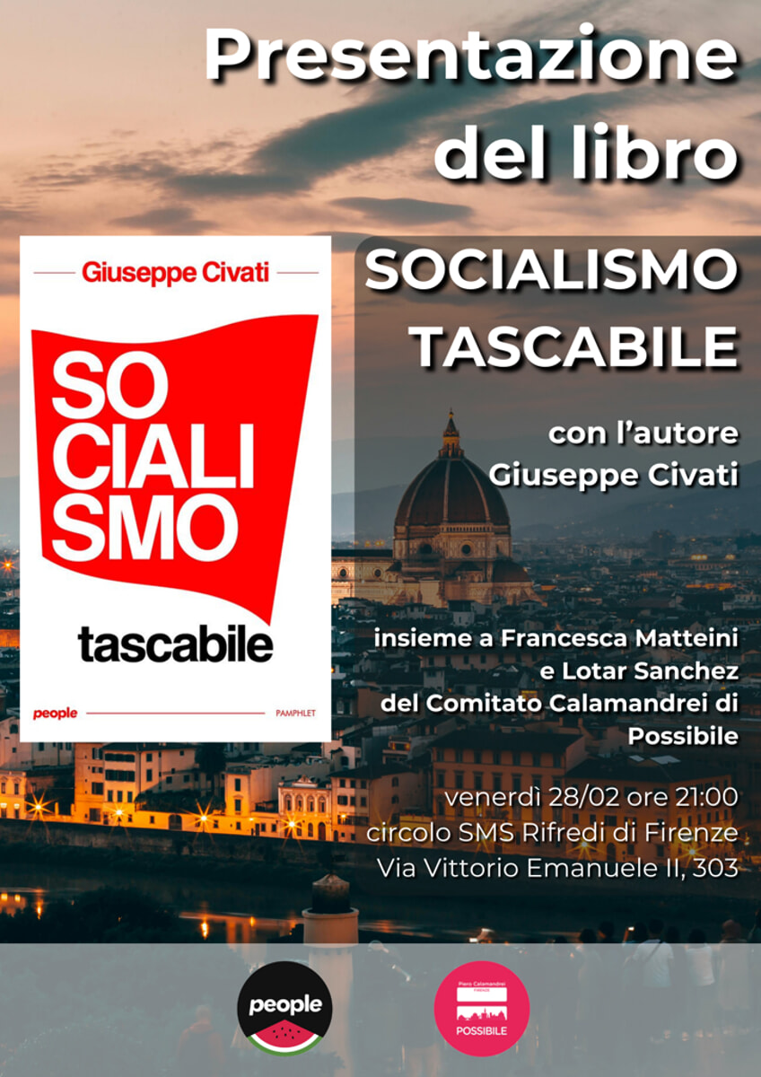 "Socialismo tascabile" presentazione del libro di e con Giuseppe Civati