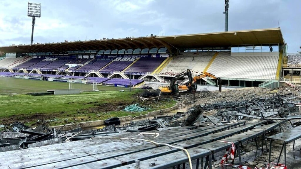 Stadio, ritardi nei lavori: rischio centenario viola in un Franchi ancora cantiere