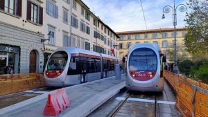Tramvia, asfaltature notturne in via Mannelli 