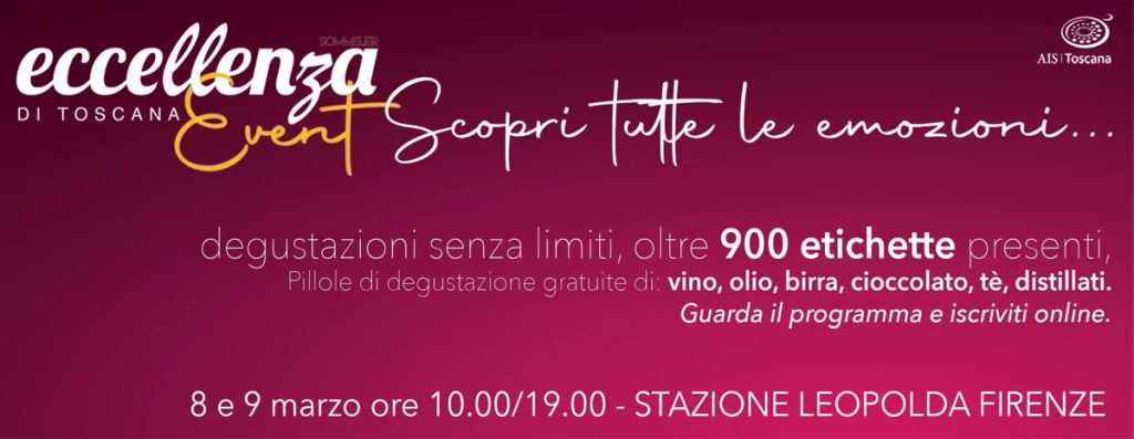 Vino, torna Eccellenza di Toscana 2025