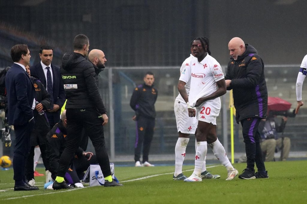 Fiorentina, il report medico su Moise Kean con le ultime novità